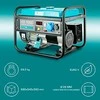 KÖNNER & SÖHNEN Benzininis generatorius 5,0 kW 230 V KS 7000