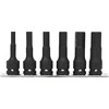 Smūginių galvučių antgalių komplektas 1/2", ilgos,HEX 8-19m, KS Tools