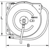 Automatinė suspausto oro žarna ritėje D10mm, 15m+1,5m, 1/4", KS Tools