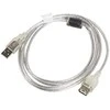 LANBERG CA-USBE-12CC-0018-TR ilgintuvas USB 2.0 AM-AF su feritu 1,8 m