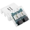 LANBERG OU6-0002-W UTP Data Box 2 prievadų RJ45 neekranuotas kat. 6