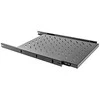 LANBERG AK-1011-B fiksuota stumdoma lentyna 19 colių 1U/465x750mm max keliamoji galia iki 15kg juodas