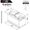 Akumuliatorius Akumulators Varta SLI D21, 12 V, 61 Ah, 600 A