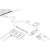 HUB USB LC-Power USB kištukas LC-Power LC-HUB- DAUGIA5
