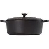 Le Creuset „Signature“ ovalus troškintuvas, 29 cm, juodas