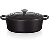 Le Creuset „Signature“ ovalus troškintuvas, 29 cm, juodas
