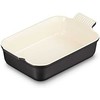 Le Creuset Rectangular Heritage Stoneware 26x19cm / 2,4L juodas