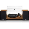 Lenco LS-480WD patefonas su „Bluetooth®“, medinis
