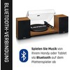 Lenco LS-480WD patefonas su „Bluetooth®“, medinis