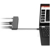 Terminal sieciowy Lenovo Lenovo 40AU0065UK doko stotelė Przewodowa USB 3.2 Gen 1 (3.1 Gen 1) Type-C Juodas