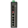 Šakotuvas Level One Przełącznik LevelOne Industrial GB 6-portowy/IP30+DIN 1Gbps