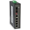 Šakotuvas Level One Przełącznik LevelOne Industrial GB 6-portowy/IP30+DIN 1Gbps