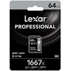 Atminties kortelė LEXAR PROFESSIONAL SDHC / SDXC 1667X UHS-II 64GB