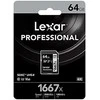 Atminties kortelė LEXAR PROFESSIONAL SDHC / SDXC 1667X UHS-II 64GB