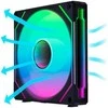 Lian Li UNI FAN SL-INF 140 ARGB Reverse Blade PWM Fan - 140mm, juodas