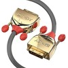 Vaizdo Kabelis - LINDY Gold Line DVI-D SLD Single Link Kabelis, M/M, 15 m, Pilkas