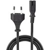 Maitinimo Laidas - LINDY Euro Kištukas į C7 Maitinimo Laidas, 3 m, Juodas