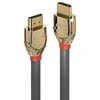 Lindy HDMI 2.0 didelės spartos M/M 5m pilka/auksinis