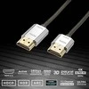 HDMI Laidas - LINDY Cromo Slim HDMI Laidas, Didelės Spartos, M/M, 4.5 m, Pilkas