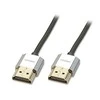 HDMI Laidas - LINDY Cromo Slim HDMI Laidas, Didelės Spartos, M/M, 4.5 m, Pilkas