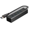 USB Hub - LINDY USB 3.0 Hub, 4 Jungtys, Juodas