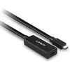 USB Prailginimo Laidas - LINDY USB 3.2 Type C Aktyvus Prailginimo Laidas, M/F, 10Gbps, Duomenų Perdavimas, 5 m