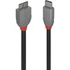 USB Kabelis - LINDY 2m USB 3.2 Type C į Micro-B 5Gbps Anthra Line