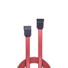 SATA Laidas - LINDY SATA III Laidas 2 x 7-pin Female, 0.5 m, Raudonas