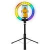 LogiLink Asmenukių lazda išmanusis telefonas-Ringlicht m.Selfie-Stick-Stativ,DM 20cm