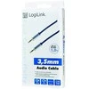 LOGILINK CA10100 LOGILINK - Garso kabelis 3.5 Stereo M/M, tiesus, 1.00 m, mėlynas