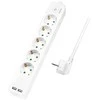 LogiLink 5 gniazd 1.5m balta | 2 x USB