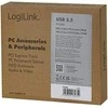 „Logilink PC0080“, „PCI Express“ kortelė, 2 x USB 3.1, „Asmedia AS1142“ „Logilink USB 3.1 PCI-Express“ kortelė, 2 prievadų A tipo PCIe