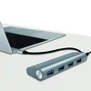 LOGILINK UA0309 LOGILINK- USB-C 3.1 šakotuvas, 4 portai, aliuminio korpusas, pilkos