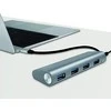 LOGILINK UA0309 LOGILINK- USB-C 3.1 šakotuvas, 4 portai, aliuminio korpusas, pilkos