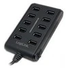 LOGILINK UA0125 LOGILINK – 10 prievadų USB2.0 šakotuvas su jungikliu ON / OFF