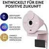 Internetinė kamera Logitech Brio 300, rožinė