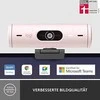 Internetinė kamera Logitech BRIO 500, Rožinės spalvos