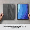 Logitech Combo Touch skirta Apple iPad Pro (2021) 12.9 col. - Dėklas su klaviatūra ir jutikliniu kilimėliu (vokiečių k.)