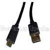 „Logitech“ USB-A – USB-C USB kabelis 5 m juodas (993-001391)