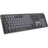 Belaidė klaviatūra Logitech MX MECHANICAL, išdėstymas: Vokiečių (Qwertz), "Tactile Quiet", pilkos spalvos