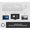 Klaviatūra Logitech Klaviatūros ir pelės rinkinys Signature MK650 Combo For Business - Baltas