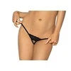 Anais Apatiniai drabužiai-TESSILI XL (thong open juodas )