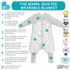 Pižama Love To Dream - 6-12 m - balta, księżyc - ETAP 3 2,5 TOG