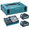 Makita Akumuliatorių ir kroviklio komplektas XGT® 191J81-6 XGT® • 40Vmax • 2vnt 2.5Ah • DC40RA