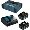 Makita Akumuliatorių ir kroviklio komplektas LXT® 197624-2 18V • BL1850B x2 • DC18RC • LXT®