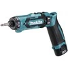 Makita DF012DSJ Akumuliatorinis suktuvas 7,2V; 2x1,5Ah Li-ion; 8Nm; 1/4"; LED; 2-greičiai, MAKPACK