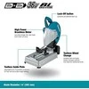Makita DLW140Z Abrazyvinis diskinis pjūklas, 355x25,4 mm, 102x194 mm, 2X18V, BL-motor