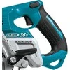 Makita DRS780Z Akumuliatorinis diskinis pjūklas, 2x18V, 65 mm, ø185x30mm, Be akumuliatorių ir kroviklio!