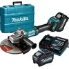 Makita 40V kampinis šlifuoklis su priedų komplektu