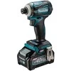 Makita TD001GM201 Smūginis suktuvas XGT, 1/4", 220Nm, bešepetėlinis variklis, 2X4,0Ah, greitasis kroviklis; MAKPAC lagaminas